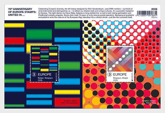 2026 EUROPA - 70th Anniversary of EUROPA Stamp - Sheetlets