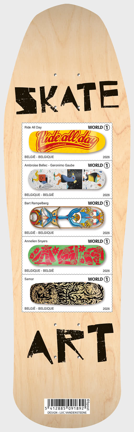 2026 Skate Art - Sheetlets