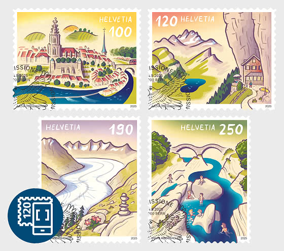 2025 PRE-ORDER Attractions de Suisse - Séries CTO