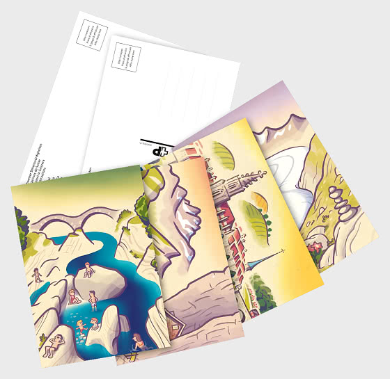 2025 PRE-ORDER Attractions de Suisse - Carte postale