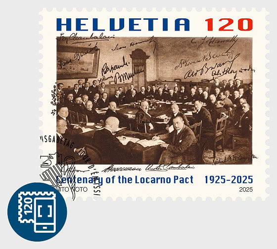 2025 PRE-ORDER Centenaire des Accords de Locarno (1925–2025) - Séries CTO