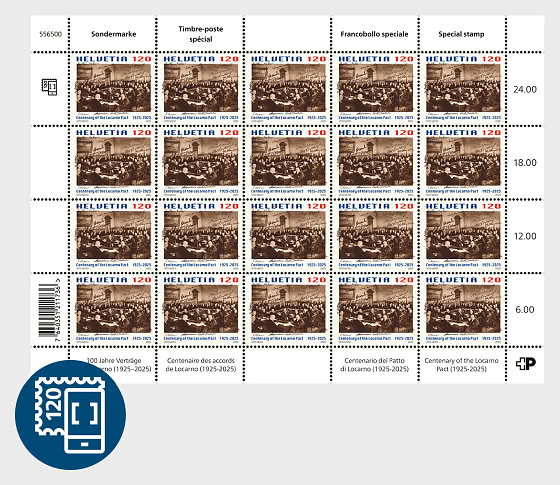 2025 PRE-ORDER Столетие Локарнского пакта (1925–2025) - Полные листы