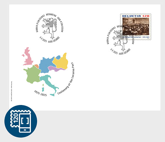 2025 PRE-ORDER Centenaire des Accords de Locarno (1925–2025) - Enveloppes de Premier Jour