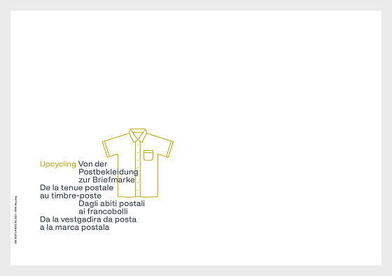 2025 PRE-ORDER Upcycling – De la Tenue Postale au Timbre-poste - FDC sans timbre