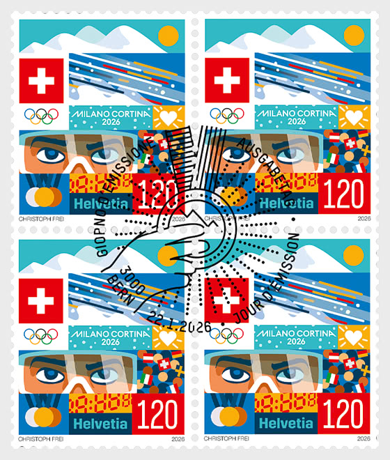 2026 Olympic Winter Games Milano Cortina - Viererblock CTO