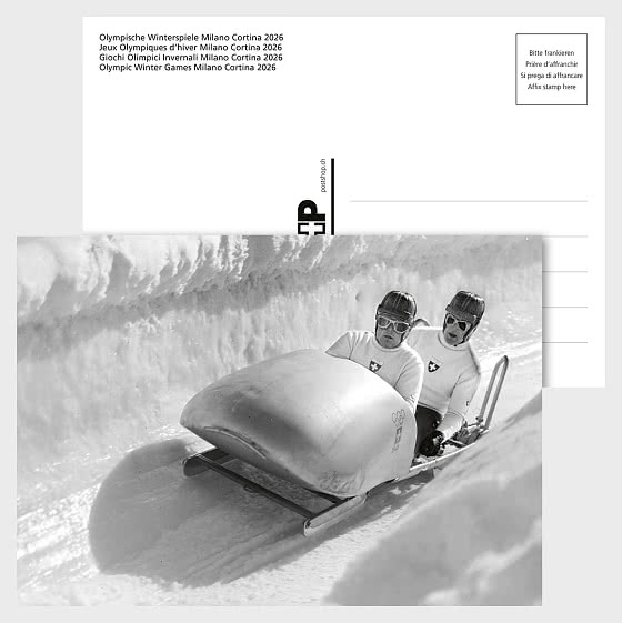 2026 Зимние Олимпийские игры Милан Кортина - Почтовая открытка