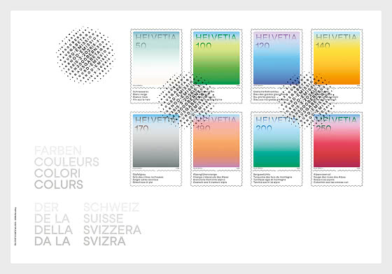 2026 PRE-ORDER 瑞士的色彩 - 首日封