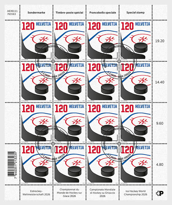 2026 PRE-ORDER 冰球世界锦标赛 - Full sheets CTO