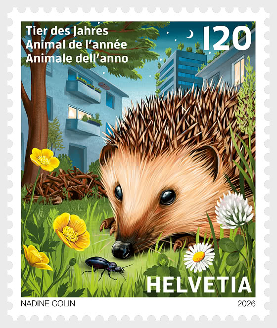 2026 PRE-ORDER 年度动物——欧洲刺猬 - 套票