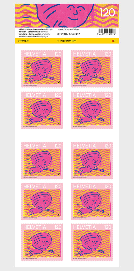 2026 PRE-ORDER Inclusion - Mental Health - 1.20 Fly High - Sheetlets