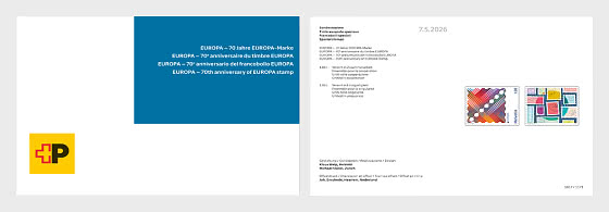 2026 PRE-ORDER ЕВРОПА - 70-летие почтовой марки «ЕВРОПА» - Коллекционные предметы