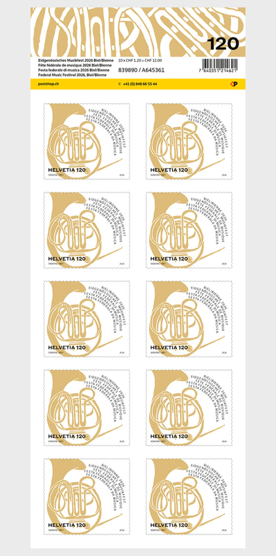 2026 PRE-ORDER Festival Federal de Música de Biel/Bienne - Mini Hojas