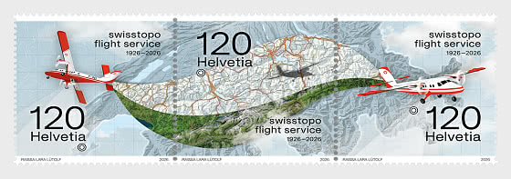 2026 PRE-ORDER 100 Anni di Servizio di Volo Swisstopo - Serie