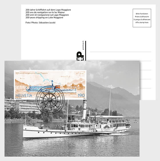 2026 PRE-ORDER 200 Anni di Navigazione sul Lago Maggiore - Maxi Cards