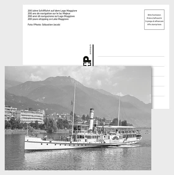 2026 PRE-ORDER 200 Years Shipping on Lake Maggiore - Postcard