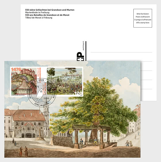 2026 PRE-ORDER Batailles de Grandson et de Morat il y a 550 Ans - Maxi Cards