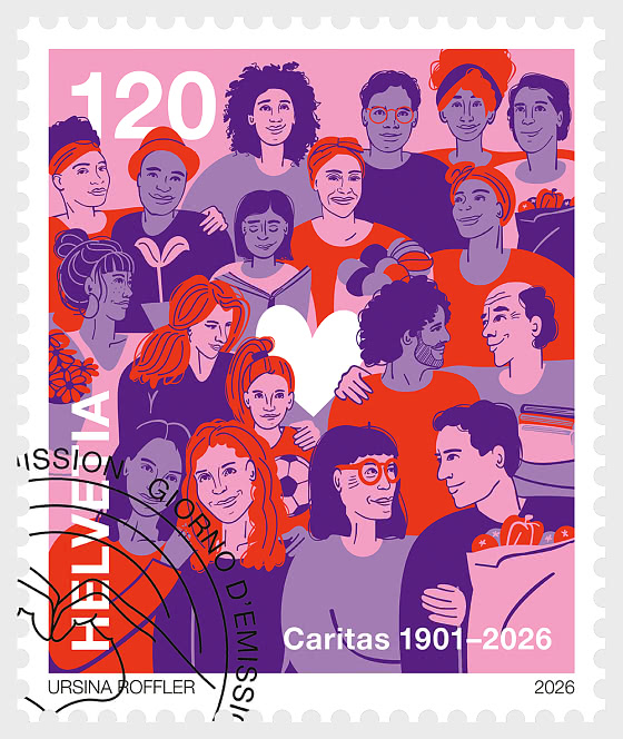 2026 PRE-ORDER Caritas Suisse 125 Ans - Séries CTO