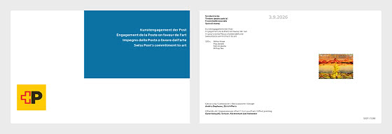 2026 PRE-ORDER L'impegno di Poste Svizzere per l'arte - Collezionabile