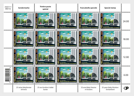 2026 PRE-ORDER 25 Años Baby Window Suiza - Folios enteros
