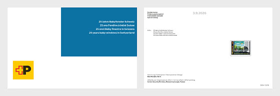 2026 PRE-ORDER 25 лет, окно для новорожденного, Швейцария - Коллекционные предметы