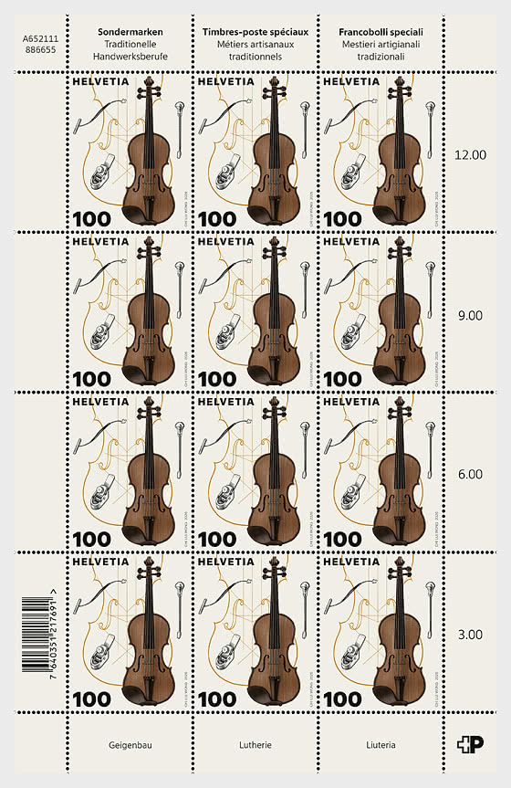 2026 PRE-ORDER Métiers Traditionnels Spécialisés - Mini-feuilles