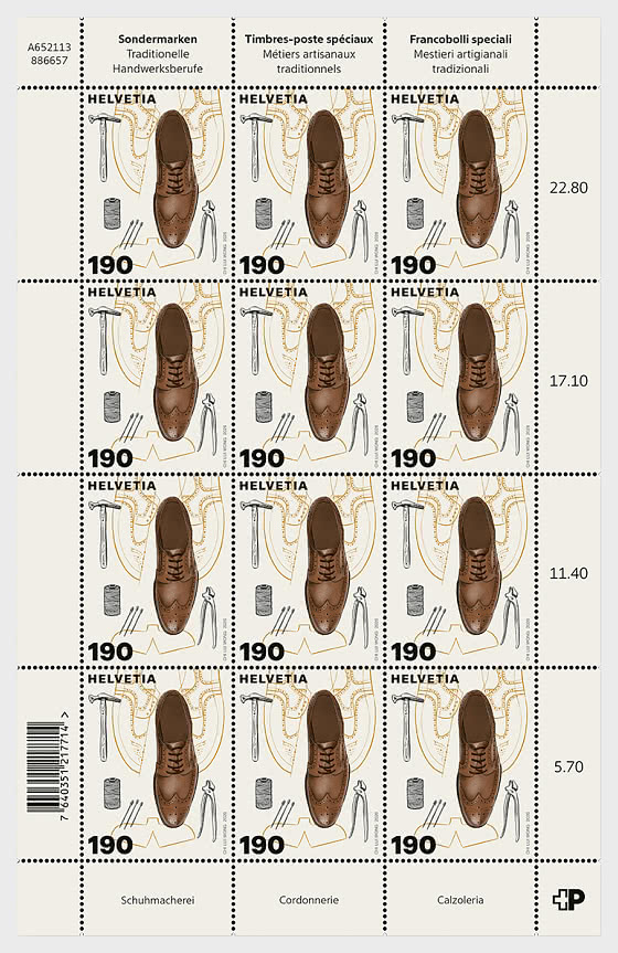 2026 PRE-ORDER Métiers Traditionnels Spécialisés - Mini-feuilles