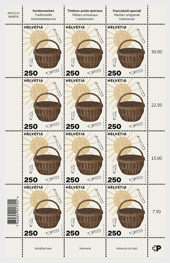 2026 PRE-ORDER Métiers Traditionnels Spécialisés - Mini-feuilles