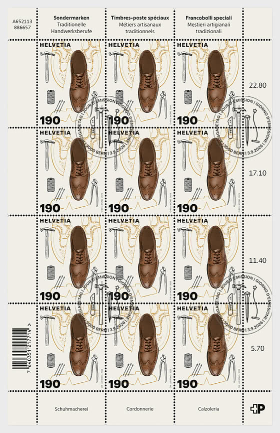 2026 PRE-ORDER Métiers Traditionnels Spécialisés - Mini-feuilles CTO