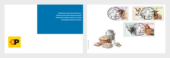 2026 PRE-ORDER Gefährdete Schweizer Nutztierrassen - Sammelbares CTO