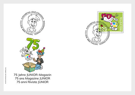 2026 PRE-ORDER 75 Jahre JUNIOR Magazin - Ersttagbriefe
