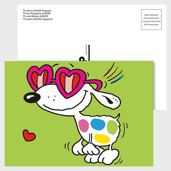2026 PRE-ORDER 75 Ans de JUNIOR Magazine - Carte postale