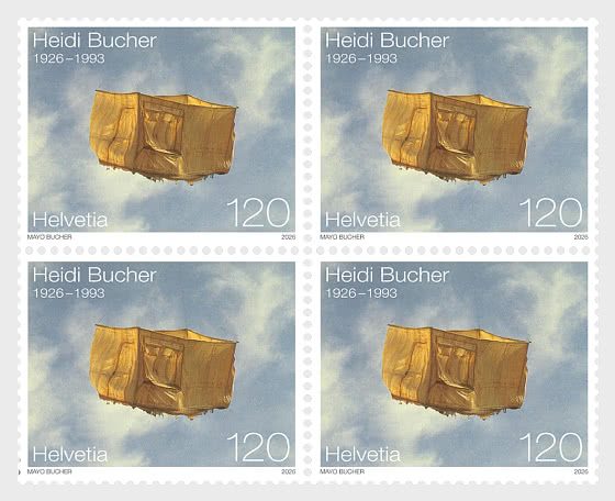 2026 PRE-ORDER 100 Años de Heidi Bucher - Bloque de 4