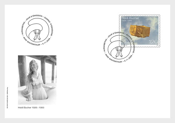 2026 PRE-ORDER 100 Jahre Heidi Bucher - Ersttagbriefe