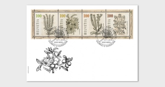 2018 Medicinal Plants - First Day Cover