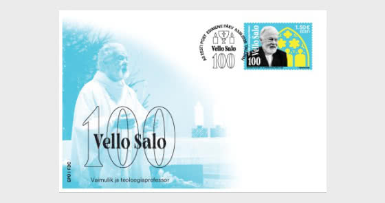 2025 伟大的爱沙尼亚人 - Vello Salo 100 - 首日封