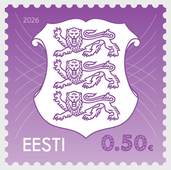 2026 Definitive Stamp - Coat of Arms €0.50 - Set