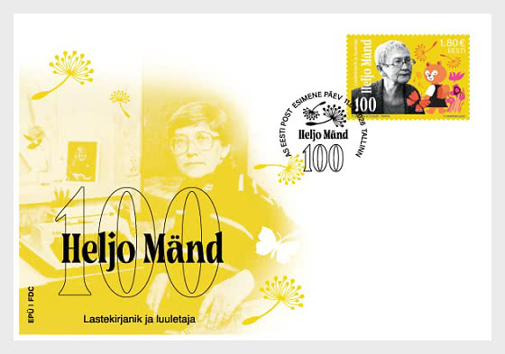 2026 Great Estonians - Heljo Mand 100 - First Day Cover