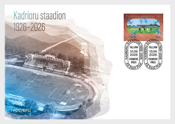2026 Stade Kadriorg 100 - Enveloppes de Premier Jour