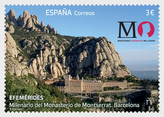 2025 Tausendjähriges Jubiläum des Klosters Montserrat, Barcelona - Serie CTO