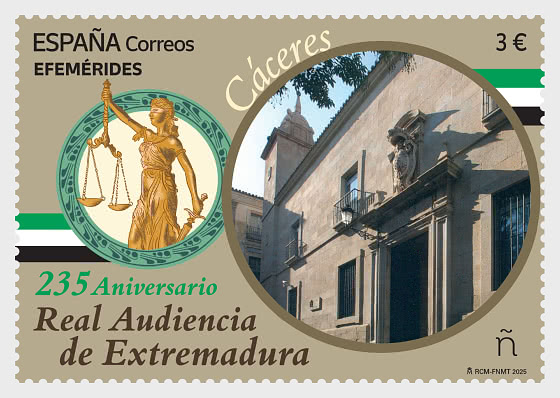 2025 235-летие королевского двора Эстремадуры - Набор CTO