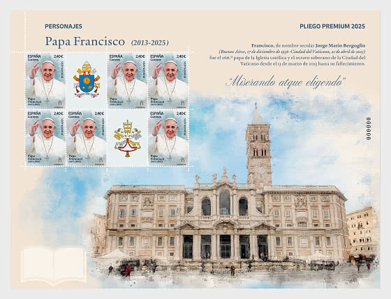 2025 Papa Francisco (2013-2025) - Mini-feuilles