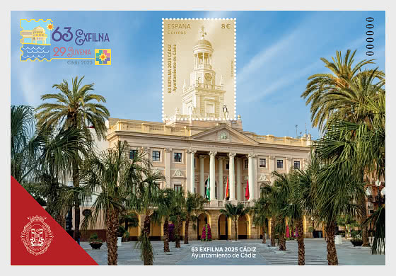 2025 63 Exflina, Cadix, Mairie de Cadix - Blocs feuillets
