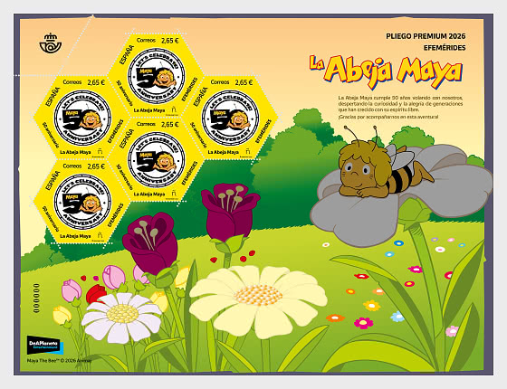 2026 50th Anniversary of Maya the Bee - Sheetlets