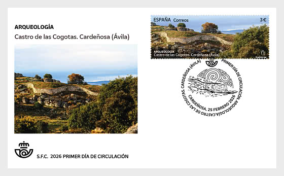 2026 Archäologie - Castro de las Cogotas, Cardeñosa (Ávila) - Ersttagbriefe