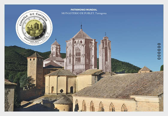 2026 Patrimoine Mondial - Monastère de Santa María de Poblet, Tarragone - Blocs feuillets