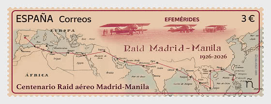 2026 Centenary of the Madrid-Manila Air Raid, 1926-2026 - Set CTO