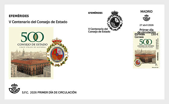 2026 Fifth Centenary of the Council of State - First Day Cover