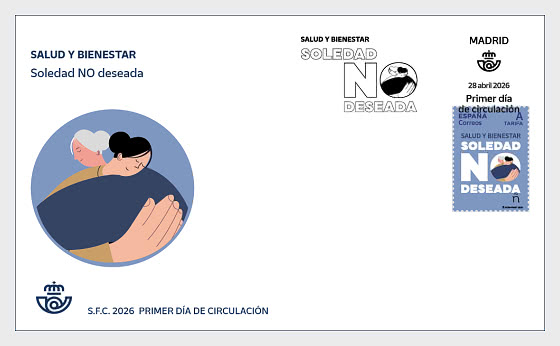 2026 Salud y Bienestar, Soledad No Deseada - Sobre de Primer Dia