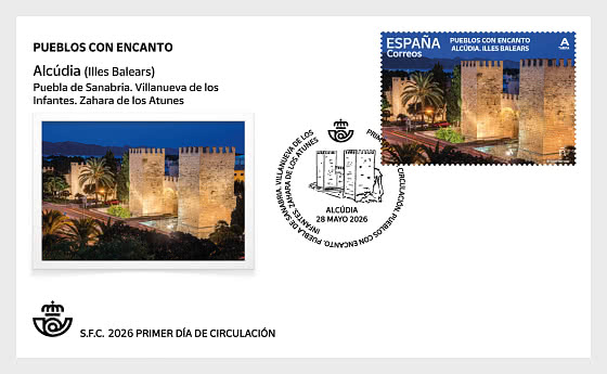 2026 Charming Towns - Alcudia - First Day Cover