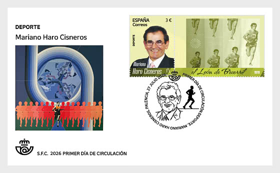 2026 Sport - Mariano Haro Cisneros - Ersttagbriefe